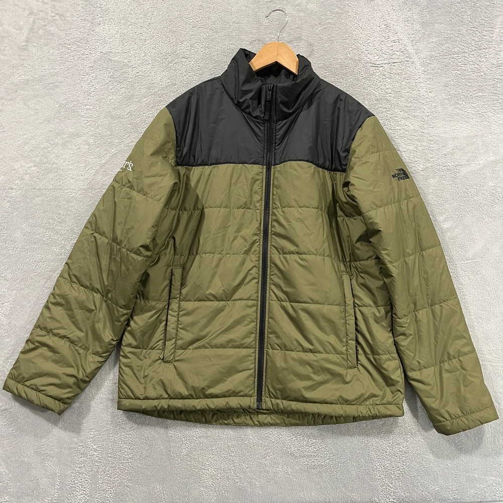 The North Face Jacket Men Large‎ Burnt Olive Green Everyday Insulated Gorpcore